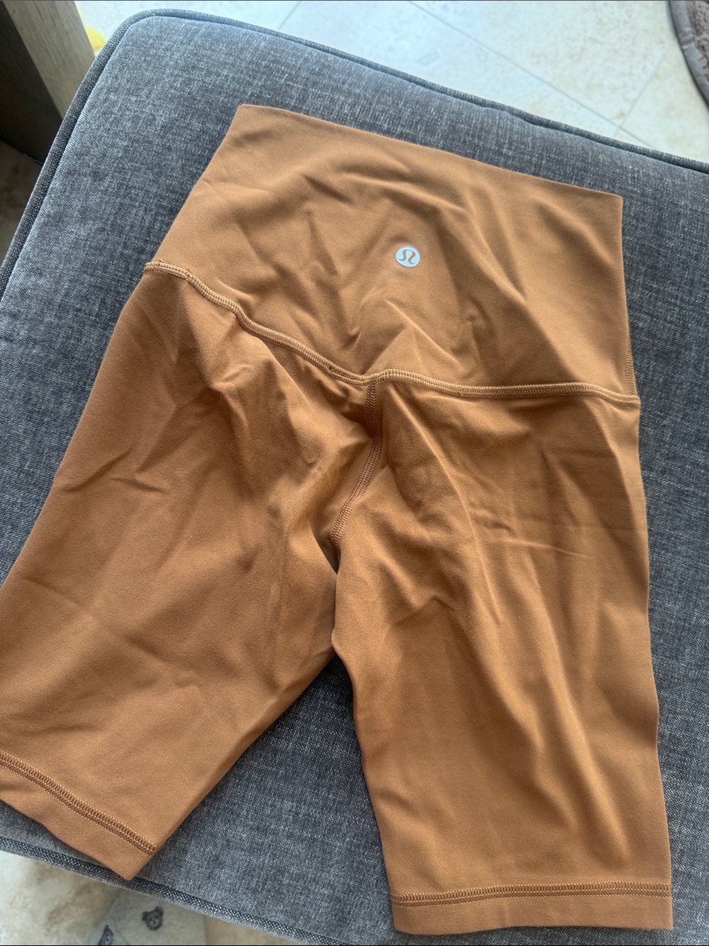 lululemon athletica High-Rise Bike Shorts in Rust